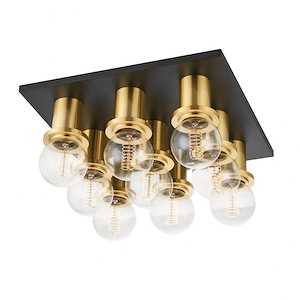 Brandi - 9 Light Flush Mount-6 Inches Tall and 13.75 Inches Wide - 1099734