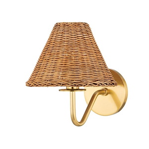 Issa - 1 Light Wall Sconce-9.75 Inches Tall and 8 Inches Wide - 1275081