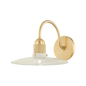 Leanna - 1 Light Wall Sconce-8.75 Inches Tall and 10 Inches Wide - 1297077