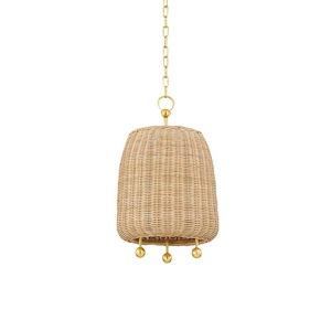 Elena - 1 Light Pendant-19.5 Inches Tall and 12 Inches Wide - 1297130