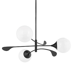 Victoria - 3 Light Chandelier-17.5 Inches Tall and 42 Inches Wide - 1297008