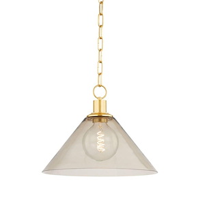 Anniebee - 1 Light Pendant In Modern Style-12 Inches Tall and 15.5 Inches Wide - 1315530