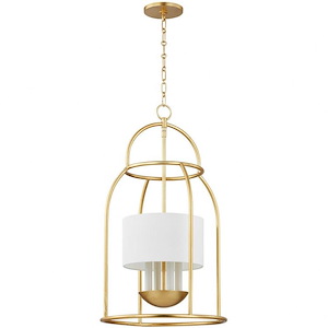 Delia - 4 Light Lantern-29.75 Inches Tall and 17 Inches Wide - 1328559