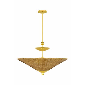 Perilla - 1 Light Pendant-19.5 Inches Tall and 30 Inches Wide - 1339416