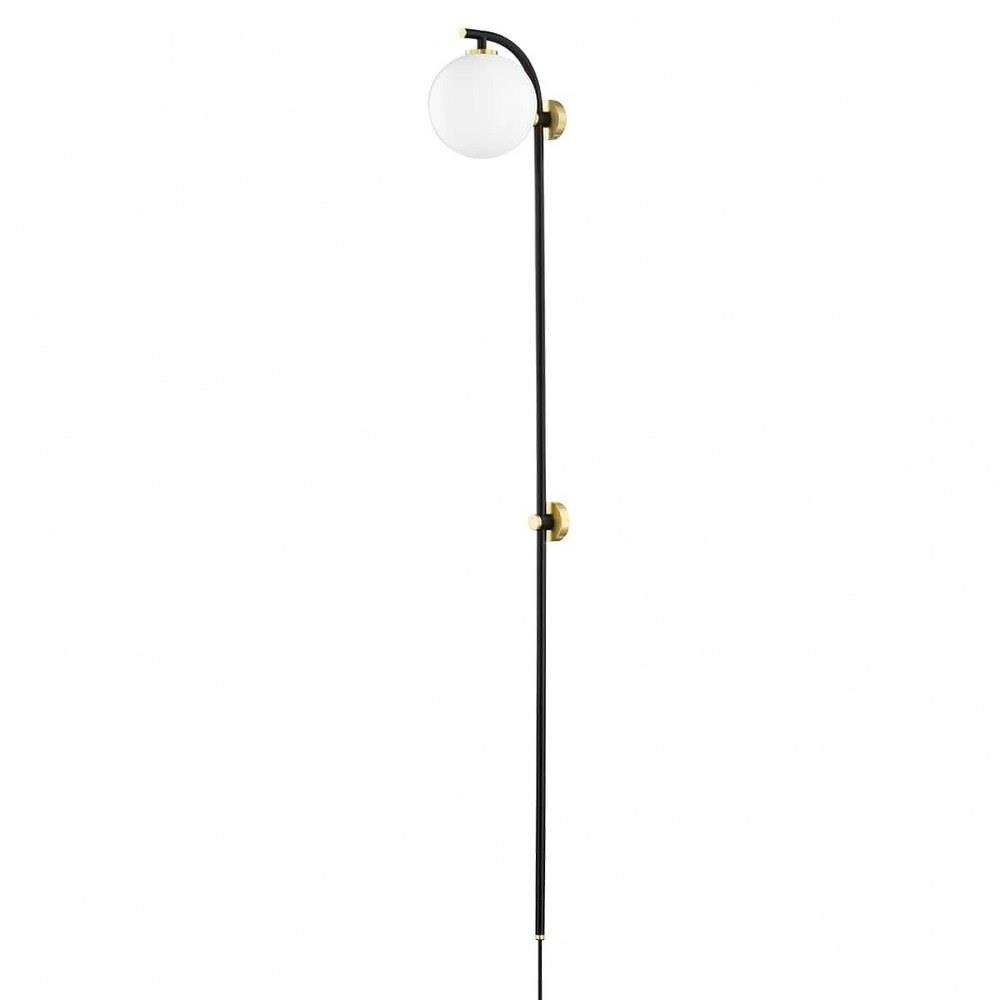 Mitzi - HL589201-AGB/SBK - Faye 1 Light Wall Sconce in Modern style 43 ...