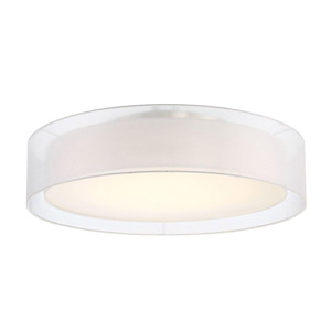 Metropolis-47.5W 1 LED Semi-Flush Mount in Contemporary Style-30 Inches Wide by 8 Inches High - 1334042
