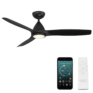 Skylark - 3 Blade Ceiling Fan with Light Kit-14.7 Inches Tall and 54 Inches Wide - 1105617