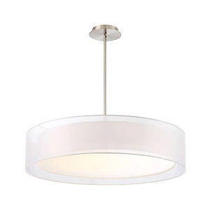 Metropolis-47.5W 1 LED Pendant in Contemporary Style-30 Inches Wide by 6.75 Inches High - 1334231
