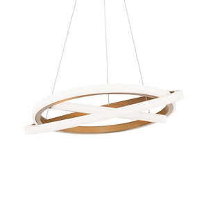 Veloce - 54.1W 3 LED Chandelier-7 Inches Tall and 26 Inches Wide - 1344154