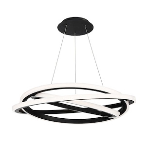 Veloce-82W 1 LED Chandelier in Contemporary Style-38 Inches Wide by 8 Inches High - 880778