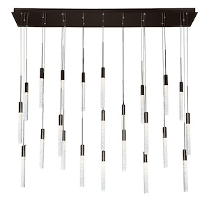 Magic-120.5W 23 LED Linear Chandelier in Modern Style-12 Inches Wide by 11.8 Inches High - 970554