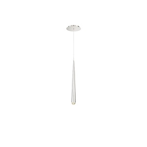 Cascade-8W 1 LED Pendant in Modern Style-1.5 Inches Wide by 19 Inches High - 1045351