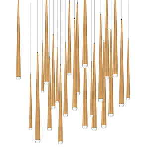 Cascade - 182W 25 LED Pendant-37 Inches Tall and 28 Inches Wide - 1344179