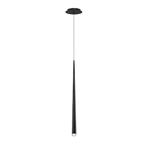 Cascade-8W 1 LED Pendant in Modern Style-1.5 Inches Wide by 28 Inches High - 1045352