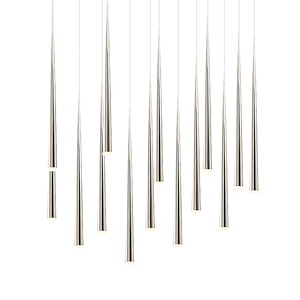 Cascade - 98W 14 LED Pendant-37 Inches Tall and 10 Inches Wide - 1344182