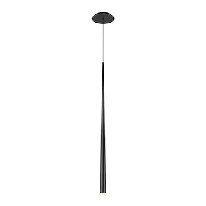 Cascade-7W 1 LED Pendant in Modern Style-1.5 Inches Wide by 37 Inches High - 880627
