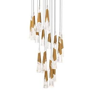 Kilt - 166.7W 21 LED Pendant-16 Inches Tall and 26 Inches Wide - 1344196