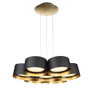 Marimba-59W 7 LED Chandelier in Modern Style-24 Inches Wide by 5 Inches High - 880694
