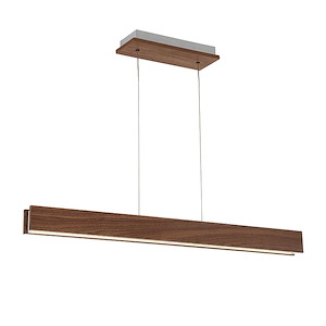 Drift-44W 1 LED Linear Pendant in Contemporary Style-38 Inches Wide by 3 Inches High - 880642