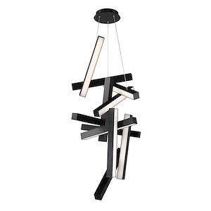 Chaos-30W 12 LED Vertical Chandelier in Mid-Century Modern Style-23 Inches Wide by 49 Inches High - 880628