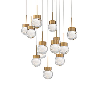 Double Bubble - 41W 13 LED Pendant-5.5 Inches Tall and 20 Inches Wide - 1344230
