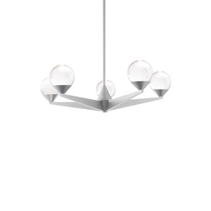 Double Bubble - 19W 5 LED Chandelier In Transitional Style-7 Inches Tall and 22.25 Inches Wide - 1107057