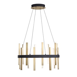 Harmonix-56W 1 LED Chandelier in Mid-Century Modern Style-24 Inches Wide by 14.5 Inches High - 1334127