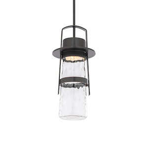 Balthus - 13W 1 LED Outdoor Pendant In Transitional Style-15.13 Inches Tall and 7 Inches Wide - 1107048