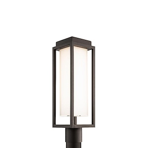 Framed - 23.9W 1 LED Outdoor Post Mount-20 Inch Tall and 6 Inch Wide - 1376654