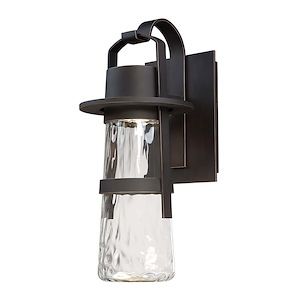 Balthus-15W 1 LED Outdoor Wall Mount in Mid-Century Modern Style-10.75 Inches Wide by 21 Inches High - 880582
