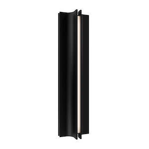 Strait - 20.4W 1 4CCT LED Outdoor Wall Mount-22 Inch Tall and 4 Inch Wide - 1376704