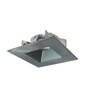 Cobalt - 16.5W LED 4 Inches High Lumen Shallow Square Reflector with Square Aperture-2.06 Inches Tall and 5.13 Inches Wide - 1312050