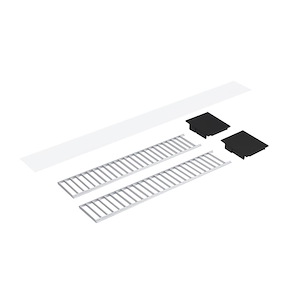 L-Line Series - Louver Accessory Set for NLUD-4334-0.68 Inches Tall and 29.5 Inches Length - 1312235