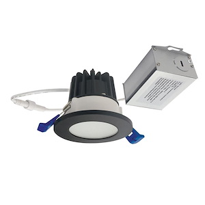 M2 Series - 8W LED Round Lensed Downlight-3 Inches Tall and 3.25 Inches Wide - 1268255