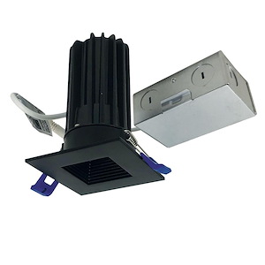 M2 Series - 10W LED Square Baffled Downlight-4.88 Inches Tall and 3.25 Inches Wide - 1268263