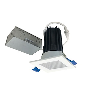 M2 Series - 10W LED Square Baffled Downlight-4.88 Inches Tall and 3.25 Inches Wide - 1268263
