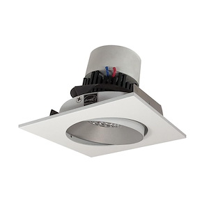 Pearl - 12W LED 4 Inches Square Adjustable Cone Retrofit-3.38 Inches Tall and 5 Inches Wide - 1331467