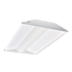 NPTCB Series - 44W LED Center Basket Troffer with Emergency Battery and Remote Test Switch-48 Inches Length and 24 Inches Wide - 1312626