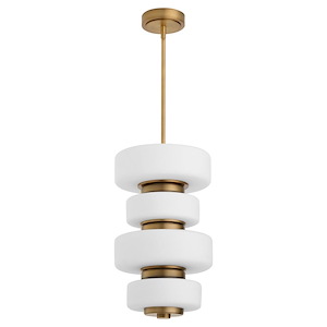 Favo - 30W 8 5CCT LED Pendant-24 Inch Tall and 13.5 Inch Wide - 1369665