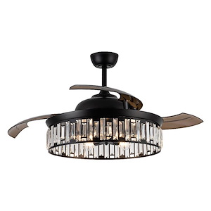 Luster Lane 3 Blade Smart Fan with Light Kit 52 Inch Wide - 1377453