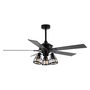 Daybright Drive 5 Blade Ceiling Fan with Light Kit 52 Inch Wide - 1377541