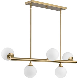 Otsfold - 5 Light Linear Chandelier-11.25 Inch Tall and 12.25 Inch Wide - 1377760