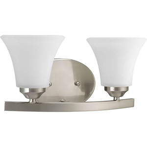Adorn - 2 Light - Fluted Shade in Transitional and Traditional style - 13.25 Inches wide by 6.63 Inches high - 281440