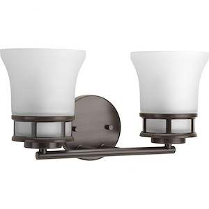Cascadia - 2 Light in Coastal style - 16 Inches wide by 8 Inches high - 520338