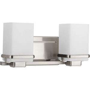 Metric - 2 Light in Coastal style - 13 Inches wide by 6.5 Inches high - 544248