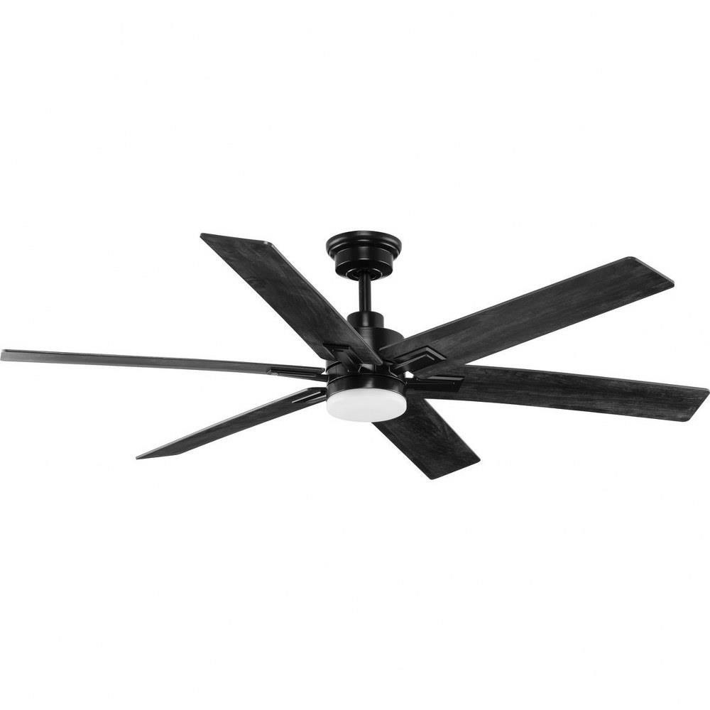 Progress Lighting P250103 Dallam 6 Blade Ceiling Fan with Light