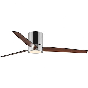 Braden - 3 Blade Hugger Fan with Light Kit In Mid-Century Modern Style-9.75 Inches Tall and 56 Inches Wide - 756628