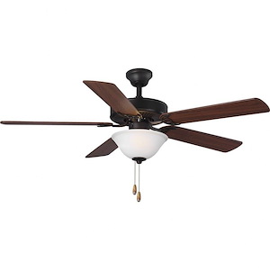 Builder Fan - Wide - Ceiling Fan - 2 Light in New Traditional style - 52 Inches wide by 19.13 Inches high - 756633