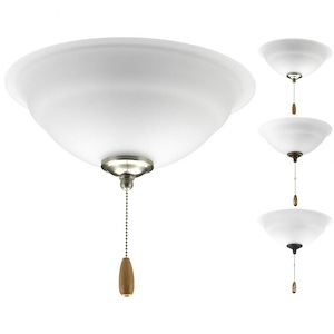 Torino - 18W 2 LED Ceiling Fan Light Kit In Traditional Style-5.75 Inches Tall and 12 Inches Wide - 1265499