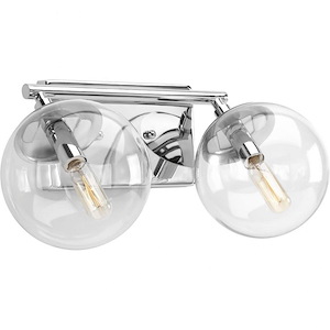 Mod - 2 Light in Mid-Century Modern style - 15 Inches wide by 6.75 Inches high - 544230